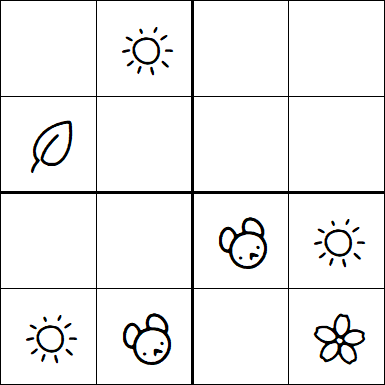 Kids Sudoku 4x4 - Fácil