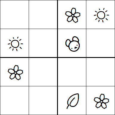 Kids Sudoku 4x4 - Fácil