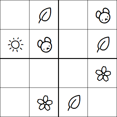 Kids Sudoku 4x4 - Fácil