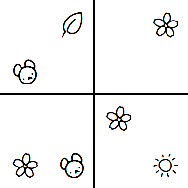 Kids Sudoku 4x4 - Fácil