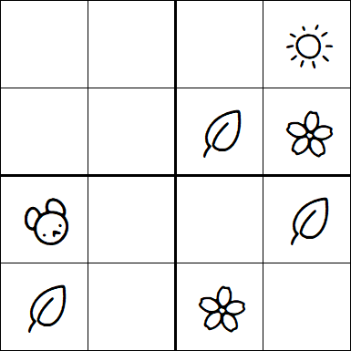 Kids Sudoku 4x4 - Fácil