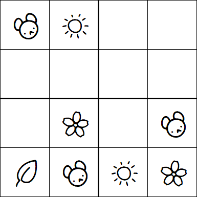Kids Sudoku 4x4 - Fácil