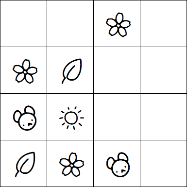 Kids Sudoku 4x4 - Fácil