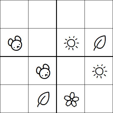 Kids Sudoku 4x4 - Fácil