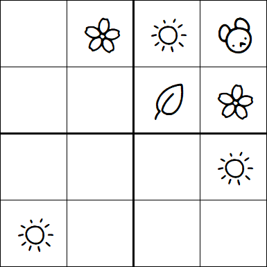Kids Sudoku 4x4 - Fácil