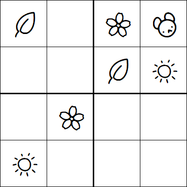 Kids Sudoku 4x4 - Fácil