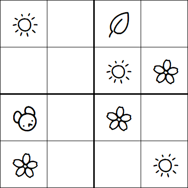 Kids Sudoku 4x4 - Fácil