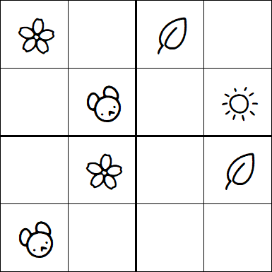 Kids Sudoku 4x4 - Fácil