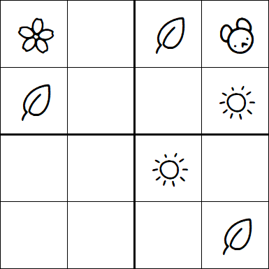 Kids Sudoku 4x4 - Fácil