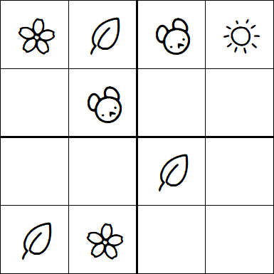 Kids Sudoku 4x4 - Fácil