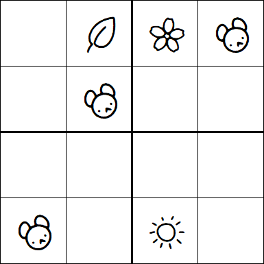 Kids Sudoku 4x4 - Fácil