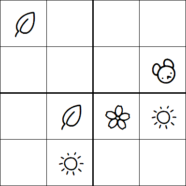 Kids Sudoku 4x4 - Fácil