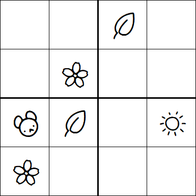 Kids Sudoku 4x4 - Fácil