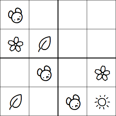Kids Sudoku 4x4 - Fácil