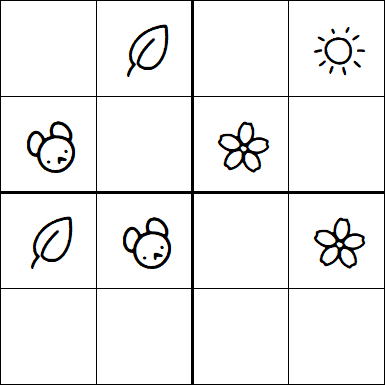 Kids Sudoku 4x4 - Fácil