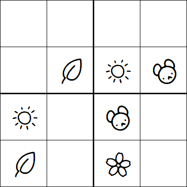 Kids Sudoku 4x4 - Fácil