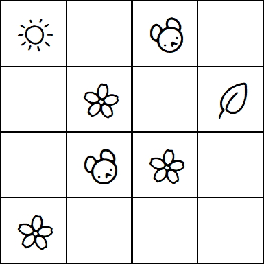Kids Sudoku 4x4 - Fácil