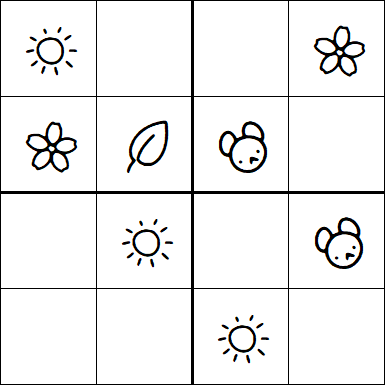 Kids Sudoku 4x4 - Fácil