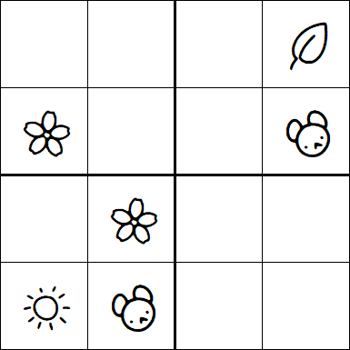 Kids Sudoku 4x4 - Fácil