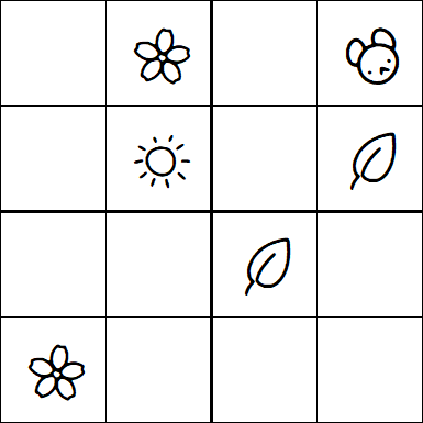 Kids Sudoku 4x4 - Fácil
