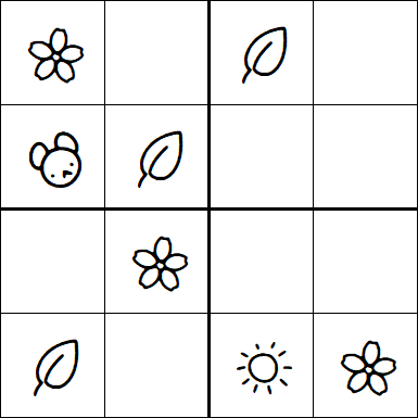 Kids Sudoku 4x4 - Fácil