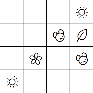 Kids Sudoku 4x4 - Fácil