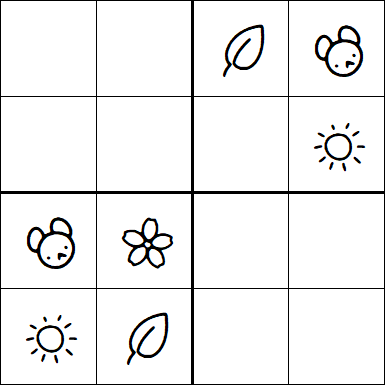 Kids Sudoku 4x4 - Fácil
