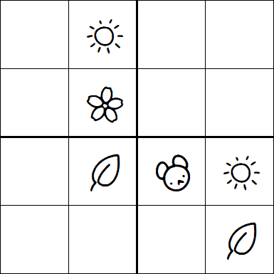 Kids Sudoku 4x4 - Fácil