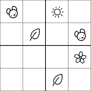 Kids Sudoku 4x4 - Fácil
