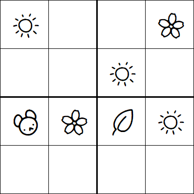 Kids Sudoku 4x4 - Fácil