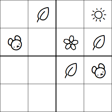 Kids Sudoku 4x4 - Fácil