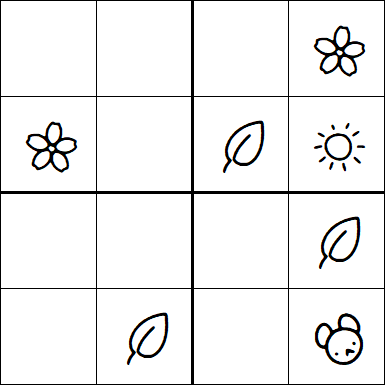Kids Sudoku 4x4 - Fácil