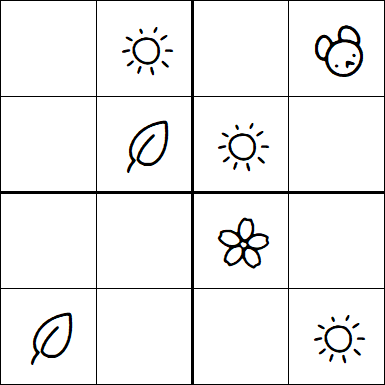 Kids Sudoku 4x4 - Fácil