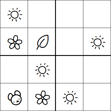 Kids Sudoku 4x4 - Fácil