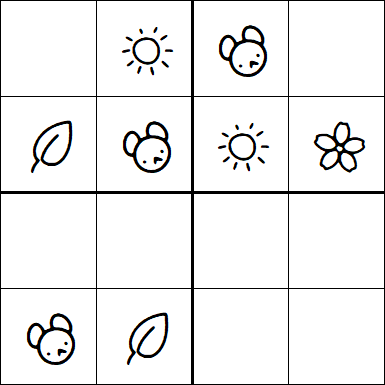 Kids Sudoku 4x4 - Fácil