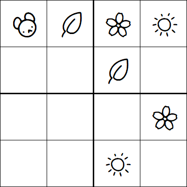 Kids Sudoku 4x4 - Fácil