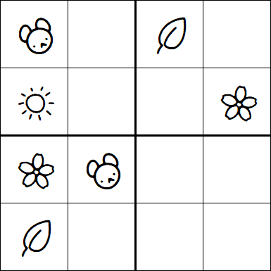 Kids Sudoku 4x4 - Fácil
