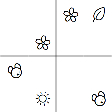Kids Sudoku 4x4 - Fácil