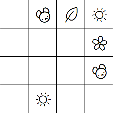 Kids Sudoku 4x4 - Fácil