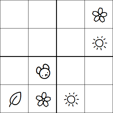 Kids Sudoku 4x4 - Fácil