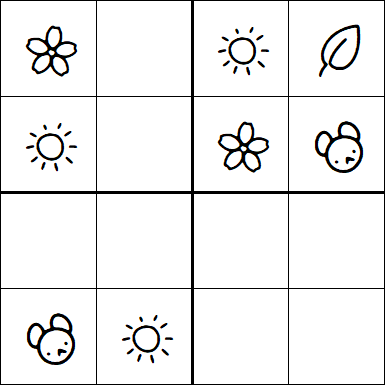 Kids Sudoku 4x4 - Fácil