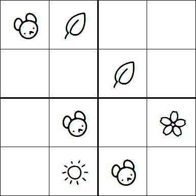 Kids Sudoku 4x4 - Simple