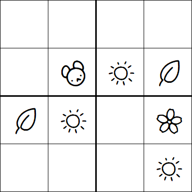 Kids Sudoku 4x4 - Simple