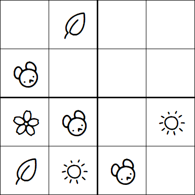 Kids Sudoku 4x4 - Simple