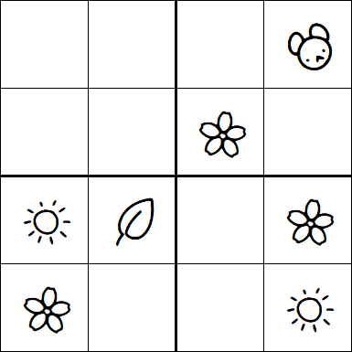 Kids Sudoku 4x4 - Simple