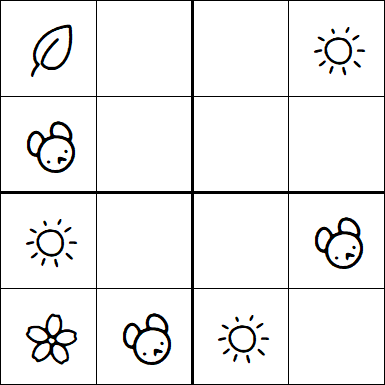Kids Sudoku 4x4 - Simple