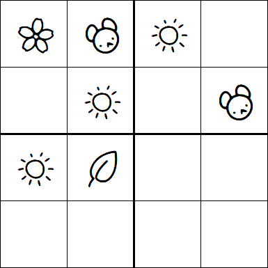 Kids Sudoku 4x4 - Easy