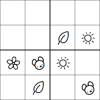 Kids Sudoku 4x4 - Easy