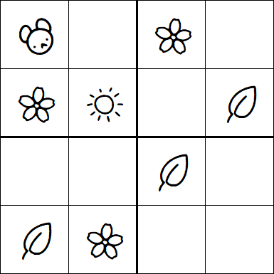 Kids Sudoku 4x4 - Easy