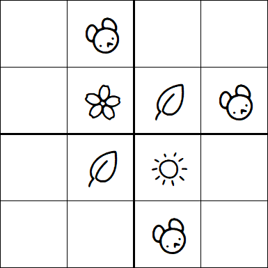 Kids Sudoku 4x4 - Easy